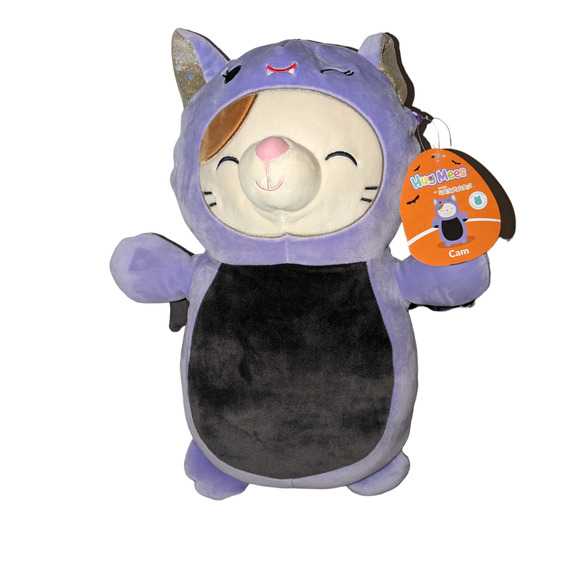 14” Halloween CAM The Cat In BAT Costume Hugmees Kitty Squishmallow Plush LE NWT - Picture 2 of 10